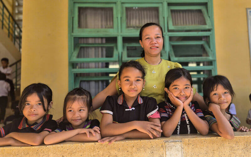 Ecole primaire de la province de Quang Nam. Photo de Luu Huong