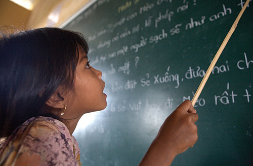 Une école primaire de la province de Soc Trang