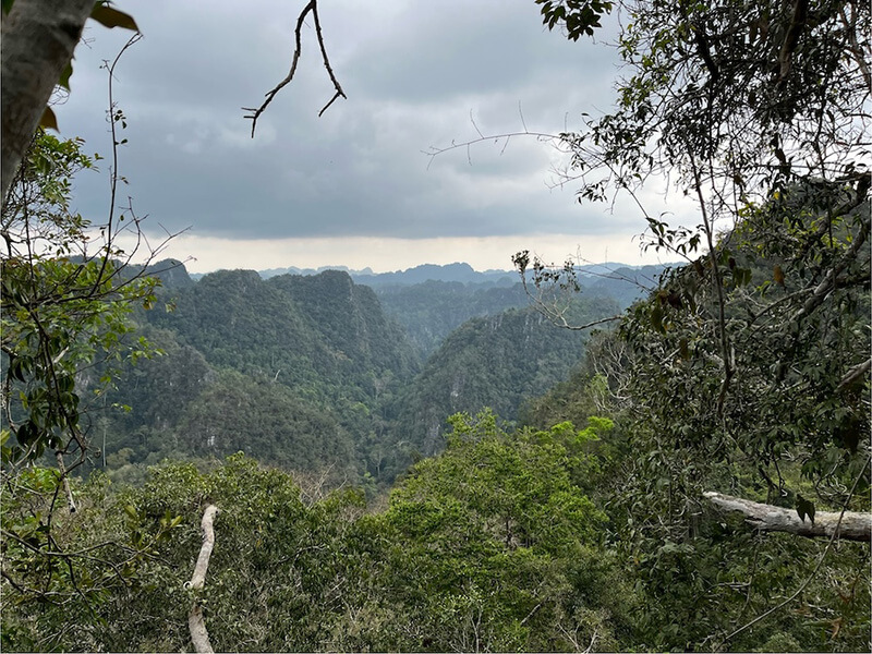 Sud du plateau de Bac Son, le centre du massif de Ke Bang