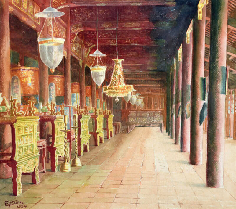 La cité impériale de Hue, par Tran Quang Tran, École Supérieure des Beaux-Arts de l'Indochine, promotion 1932.
