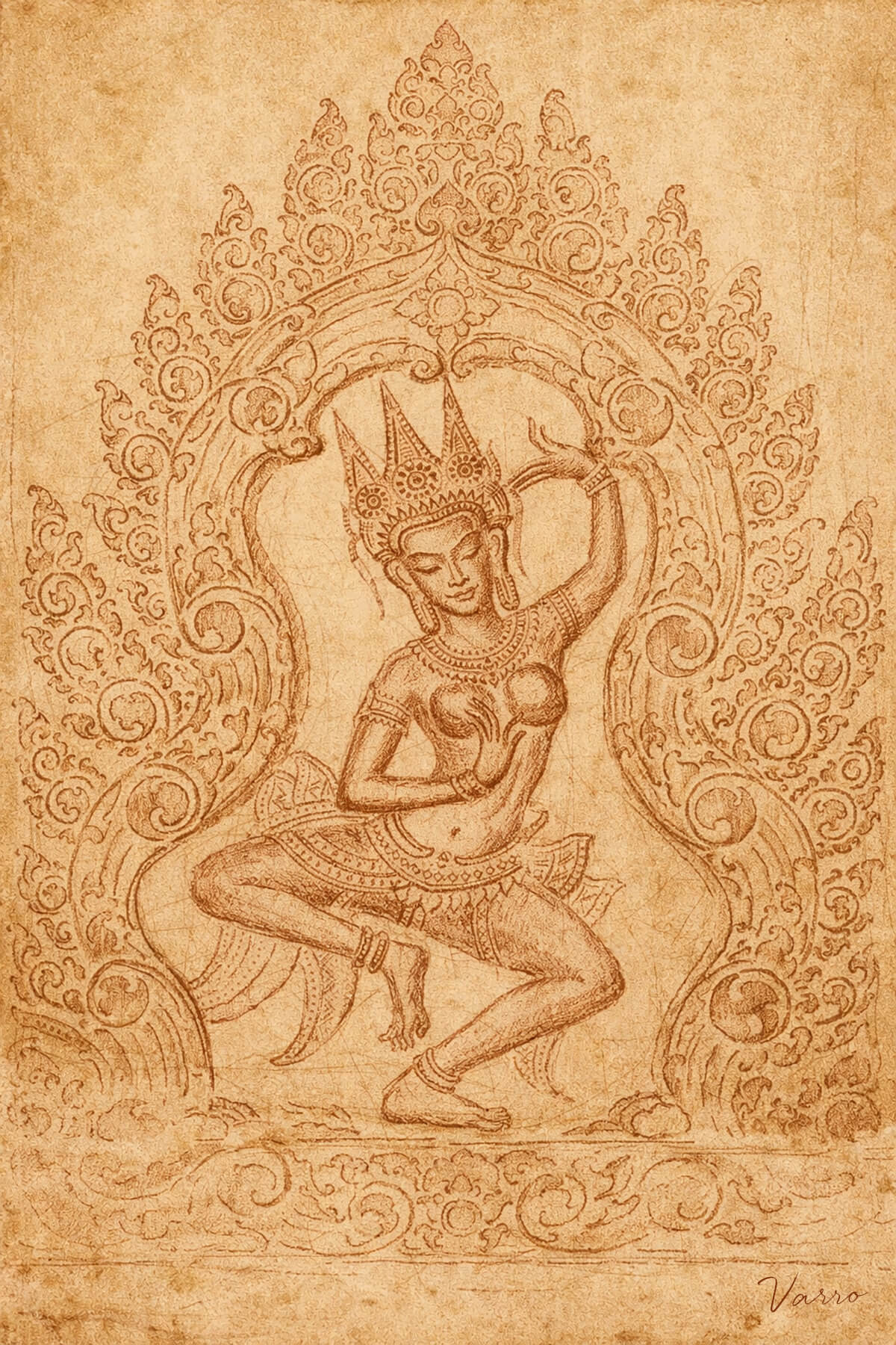 angkor vat apsara