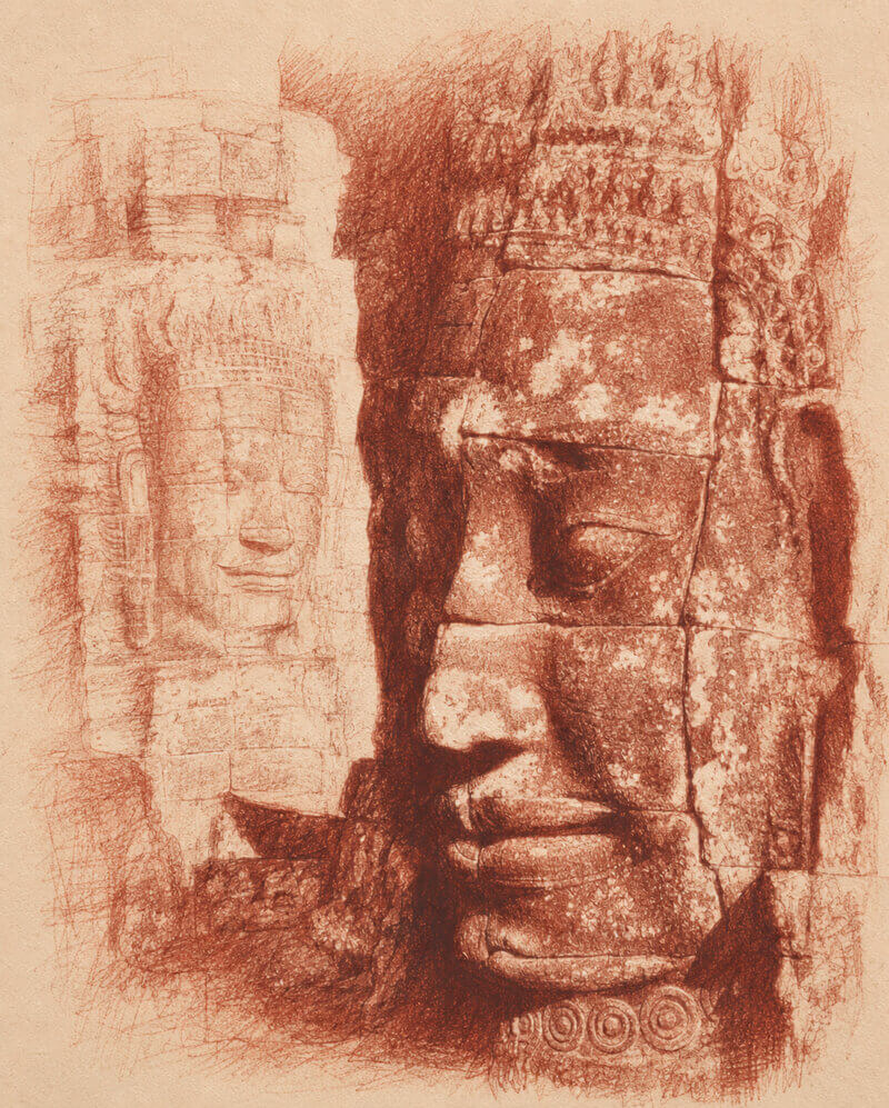 bayon visages