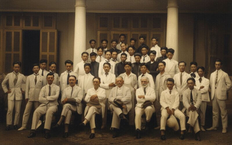 Étudiants de l'école des Beaux-Arts