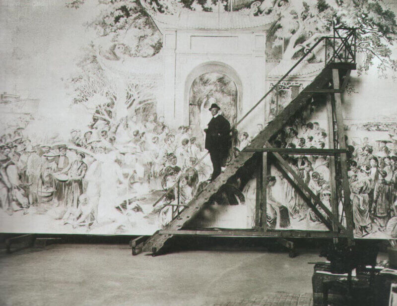 Victor Tardieu et la fresque