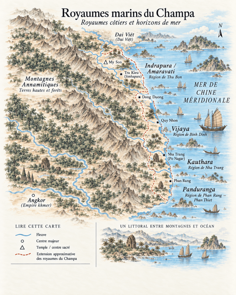 champa carte vietnam