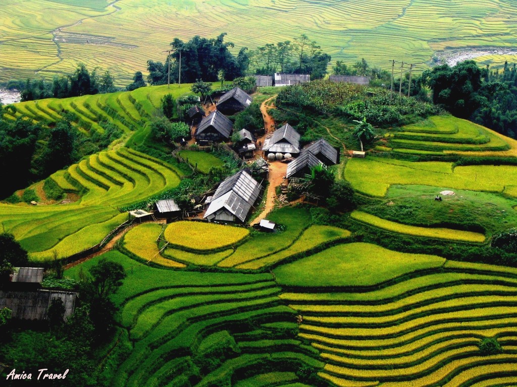 Paysage magnifique à Sapa Paysage magnifique à Sapa