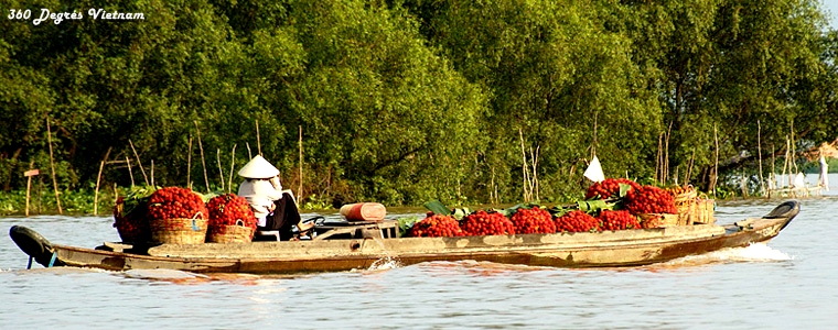Le marché flottant de Cai Rang Le marché flottant de Cai Rang
