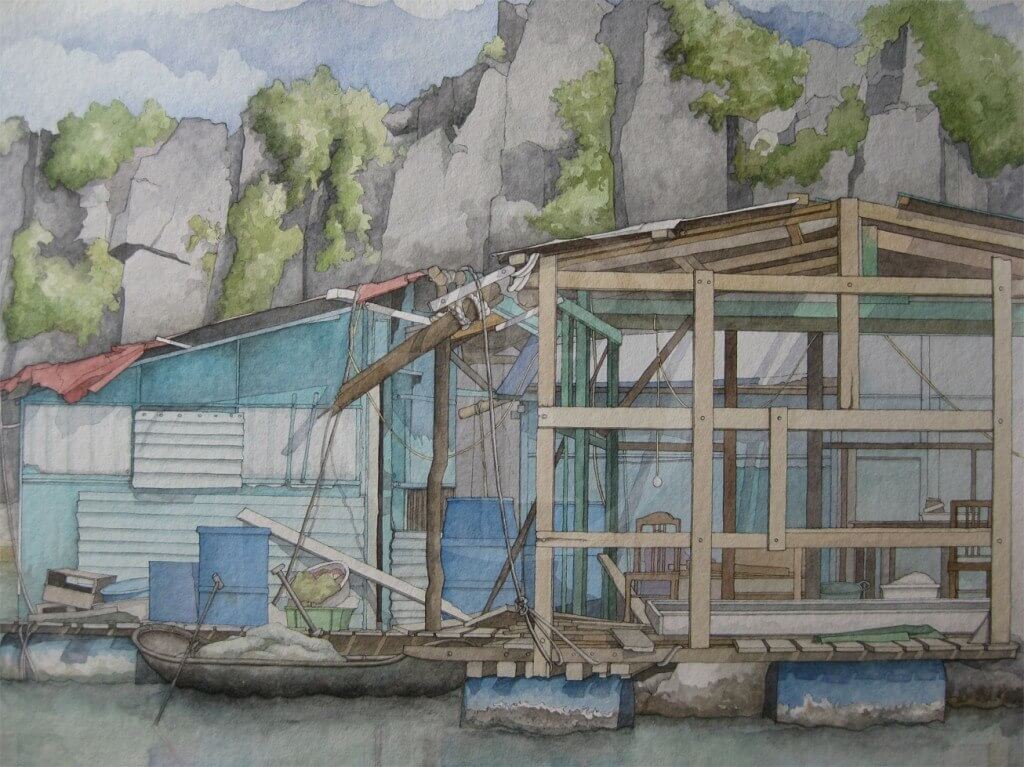 Cabane de pêcheurs - Baie d'Along
