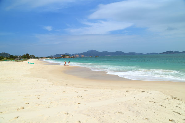 Superbe plage quasi déserte