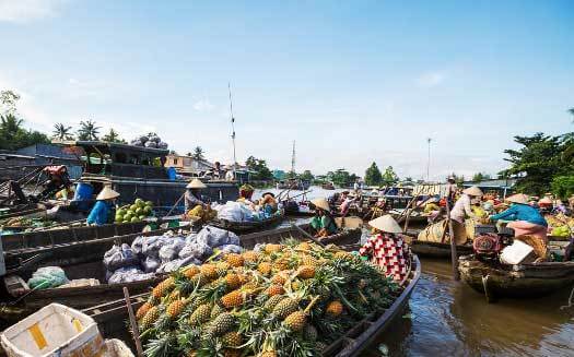 Le marché flottant de Cai Rang 