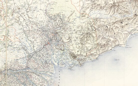 Carte delta du Mékong
