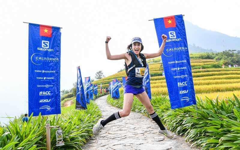 Arrivée du marathon de Sapa